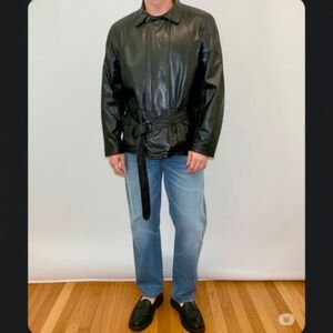 VTG Pelle Pelle Marc Buchanan Leather Jacket "club" Butter Soft Black Size 40